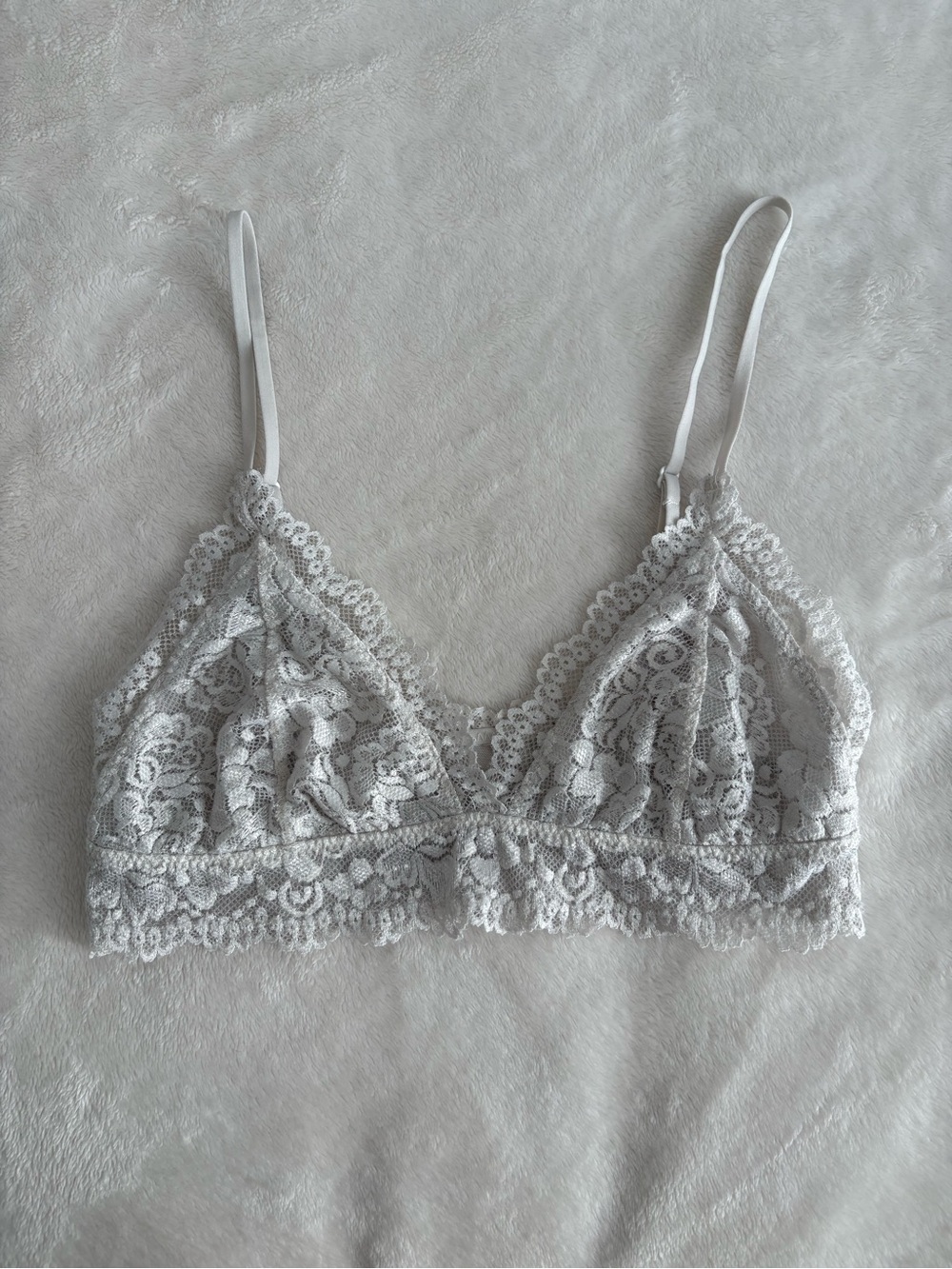 Talula White Lace Bralette sz S
